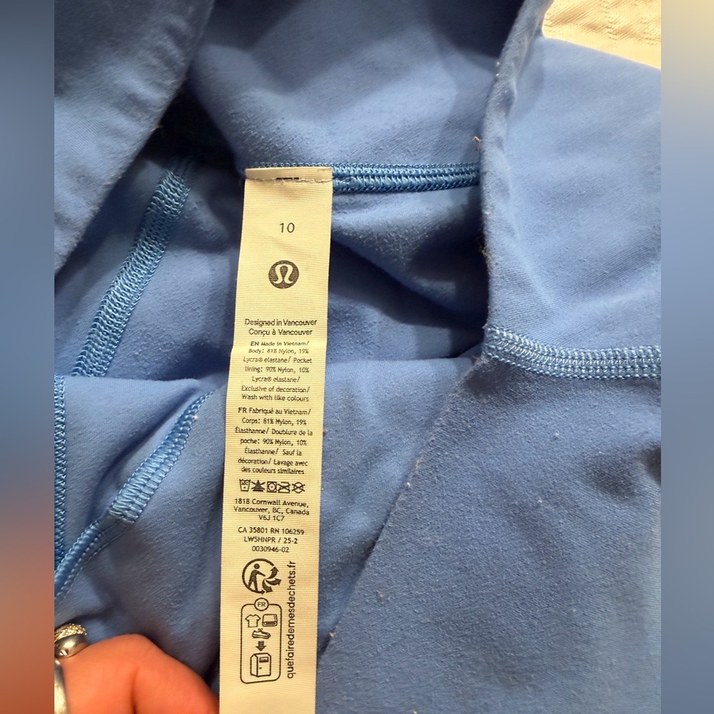 Lululemon Cornflower Blue Relaxed Align joggers size 10 - Picture 3 of 6